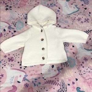 3-6 months old navy baby girl sweater